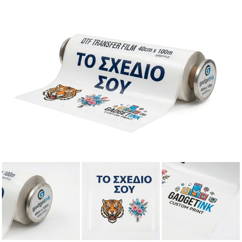 Custom Εκτύπωση DTF σε Ρολό 40cm – Το Σχέδιό Σου