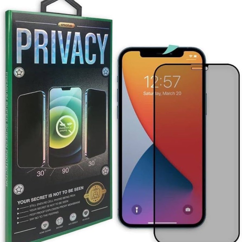 Privacy Full Face Tempered Glass (iPhone 14 Pro)