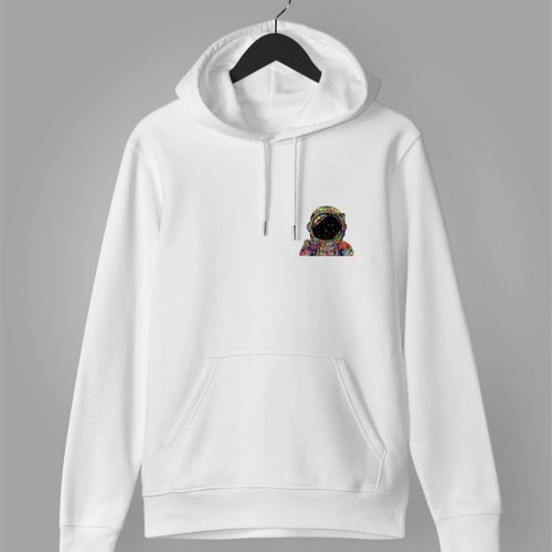 ΦΟΥΤΕΡ ΜΕ ΚΟΥΚΟΥΛΑ SNAKE WHITE COLORED ASTRONAUT