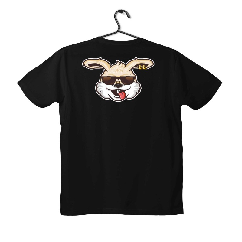 T-shirt Unisex Black Με Σταμπα Carrot