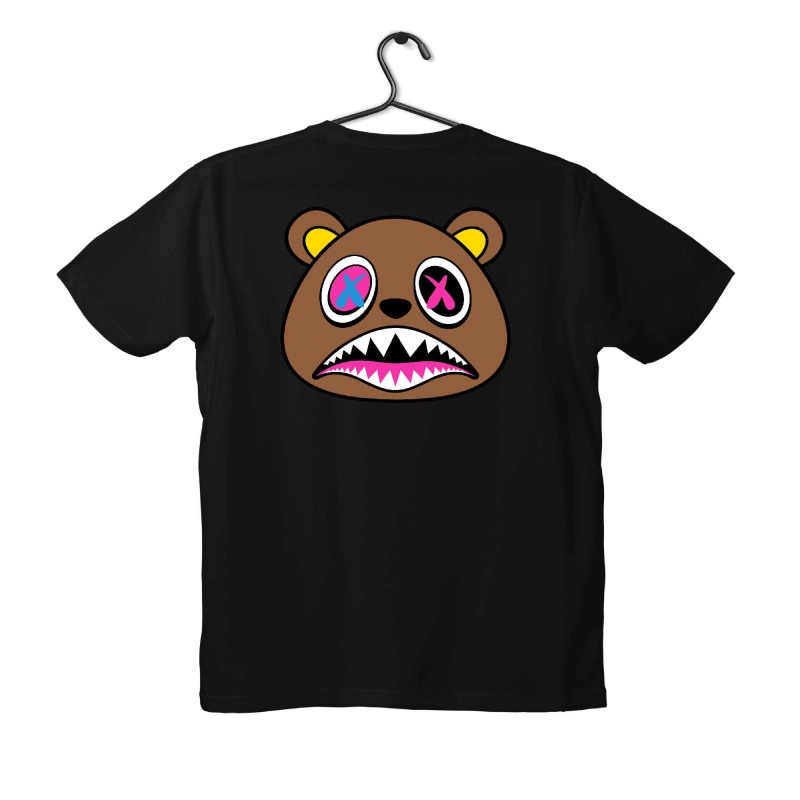 T-shirt Unisex Black Με Σταμπα Sharp teeth