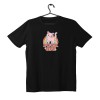 T-shirt Unisex Black Με Σταμπα Fock Off