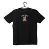 T-shirt Unisex Black Με Σταμπα Keep real