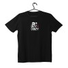 T-shirt Unisex Black Με Σταμπα Lazy But Crazy