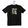 T-shirt Unisex Black Με Σχέδιο Power Awe