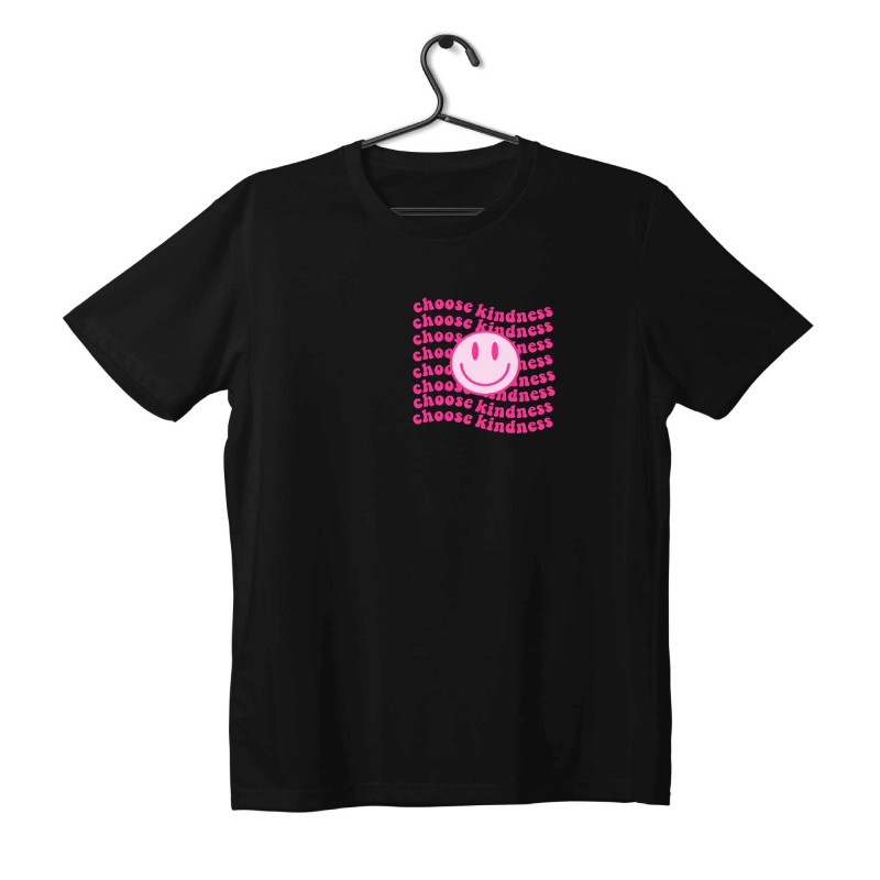 T-shirt Unisex Black Με Σχέδιο Chose kindness