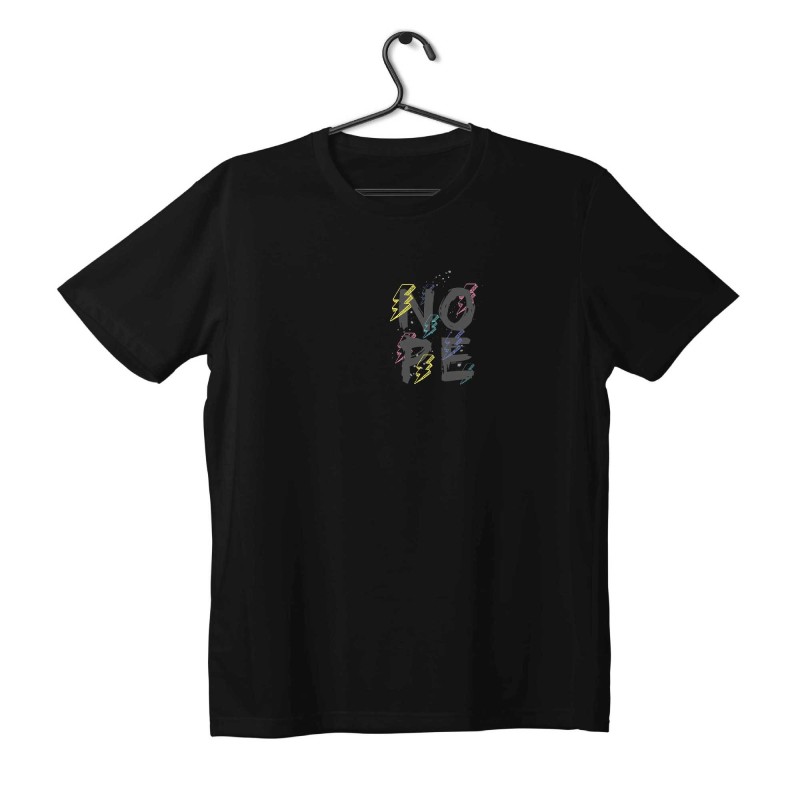 T-shirt Unisex Black Με Σχέδιο No Pe 2