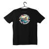 T-shirt Unisex Black Με Σχέδιο Tread yourself
