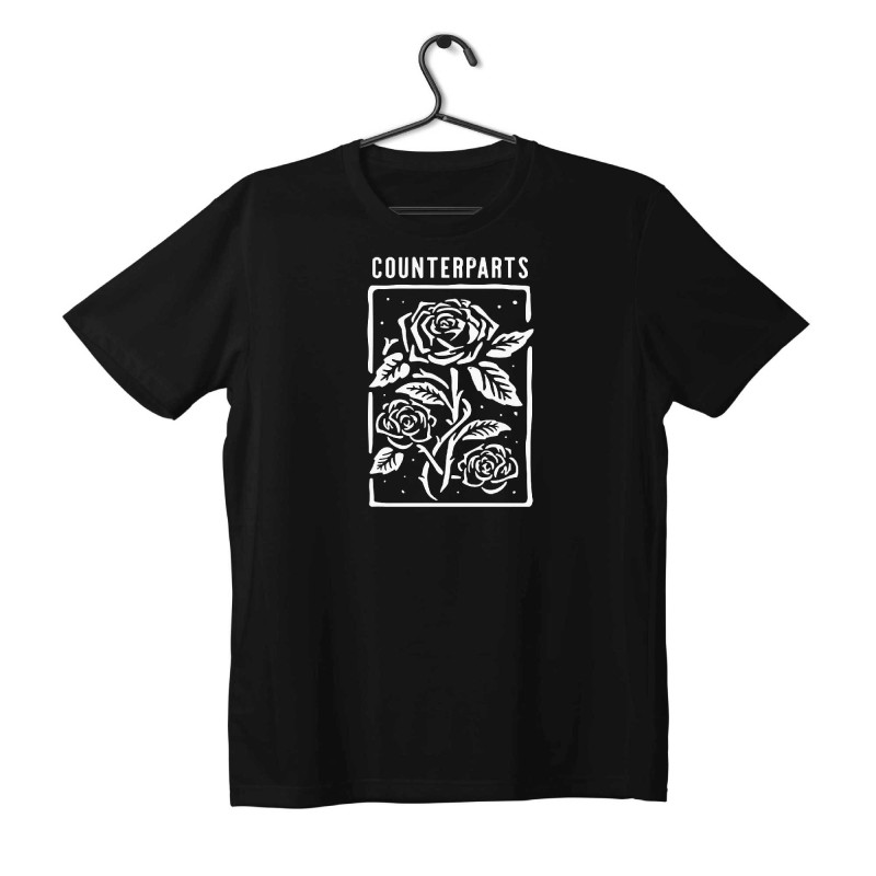 T-shirt Unisex Black Με Σχέδιο Counterparts