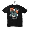 T-shirt Unisex Black Με Σχέδιο Begin now