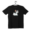 T-shirt Unisex Black Με Σχέδιο Tom No