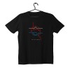 T-shirt Unisex Black Με Σχέδιο Super Mario Skin