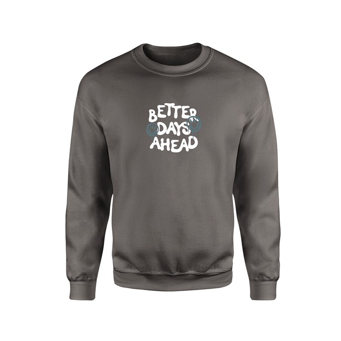 ΦΟΥΤΕΡ DARK GREY GHOST BETTER DAYS AHEAD