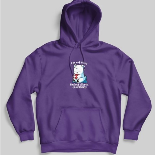 ΦΟΥΤΕΡ ΜΕ ΚΟΥΚΟΥΛΑ SNAKE PURPLE I AM NOT TIRED