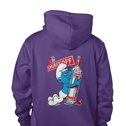 ΦΟΥΤΕΡ ΜΕ ΚΟΥΚΟΥΛΑ SNAKE PURLE SMURFNOFF