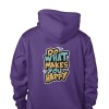 ΦΟΥΤΕΡ ΜΕ ΚΟΥΚΟΥΛΑ SNAKE PURPLE DO WHAT MAKES YOU HAPPY