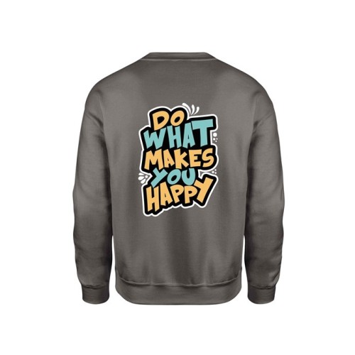 ΦΟΥΤΕΡ DARK GREY GHOST DO WHAT MAKES YOU HAPPY