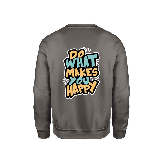 ΦΟΥΤΕΡ DARK GREY GHOST DO WHAT MAKES YOU HAPPY
