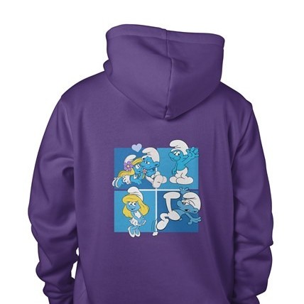 ΦΟΥΤΕΡ ΜΕ ΚΟΥΚΟΥΛΑ SNAKE PURPLE SMURFS