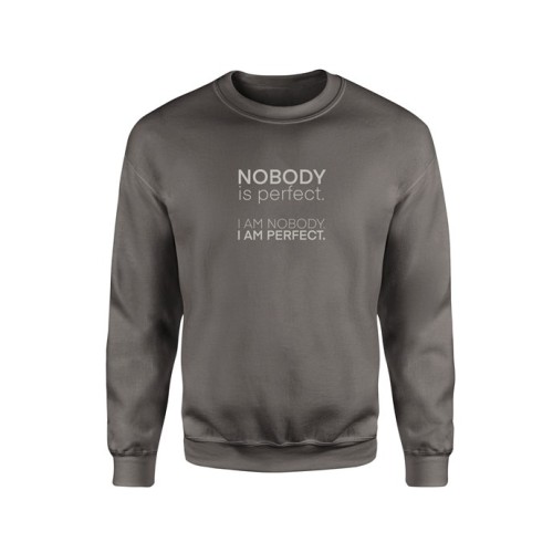 ΦΟΥΤΕΡ DARK GREY GHOST NO BODY IS PERFECT