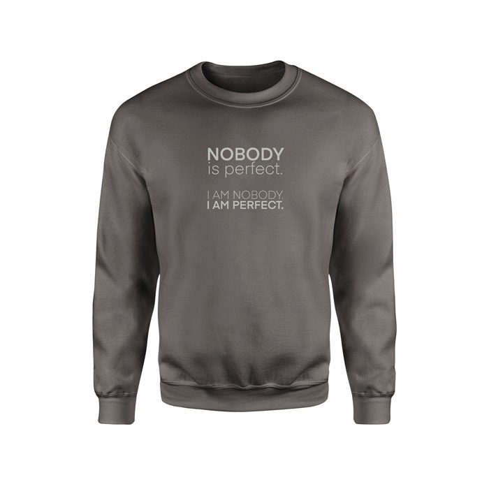 ΦΟΥΤΕΡ DARK GREY GHOST NO BODY IS PERFECT