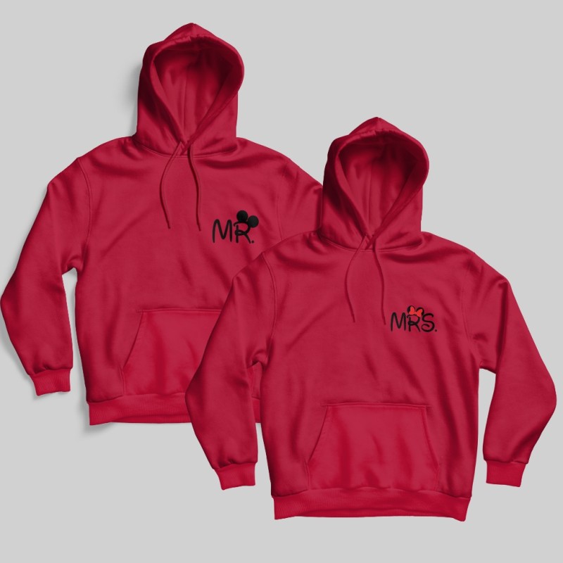 ΦΟΥΤΕΡ ΜΕ ΚΟΥΚΟΥΛΑ SNAKE RED MR & MRS (2τμχ)