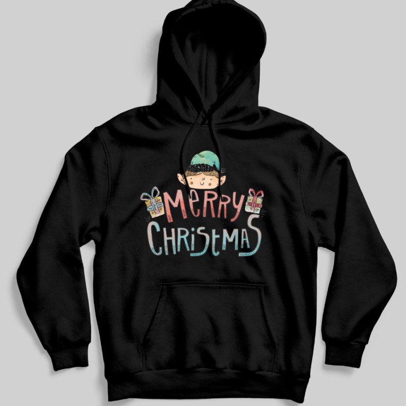 ΦΟΥΤΕΡ ΜΕ ΚΟΥΚΟΥΛΑ SNAKE BLACK MERRY CHRISTMAS 6