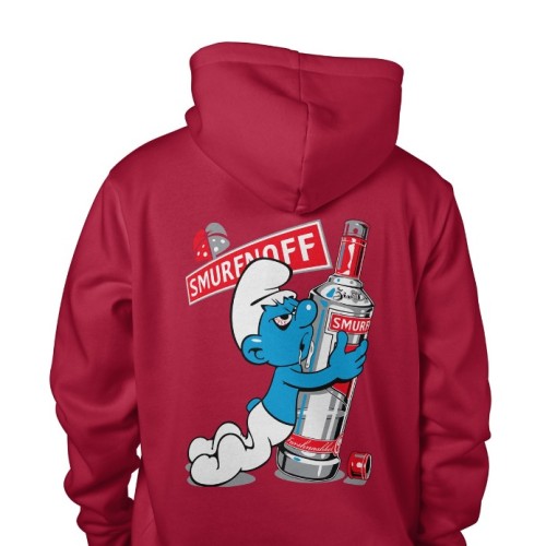 ΦΟΥΤΕΡ ΜΕ ΚΟΥΚΟΥΛΑ SNAKE RED SMURFNOFF