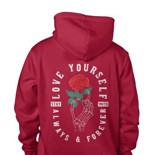 ΦΟΥΤΕΡ ΜΕ ΚΟΥΚΟΥΛΑ SNAKE RED LOVE YOURSELF