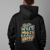 ΦΟΥΤΕΡ ΜΕ ΚΟΥΚΟΥΛΑ SNAKE BLACK DO WHAT MAKES YOU HAPPY