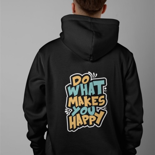 ΦΟΥΤΕΡ ΜΕ ΚΟΥΚΟΥΛΑ SNAKE BLACK DO WHAT MAKES YOU HAPPY