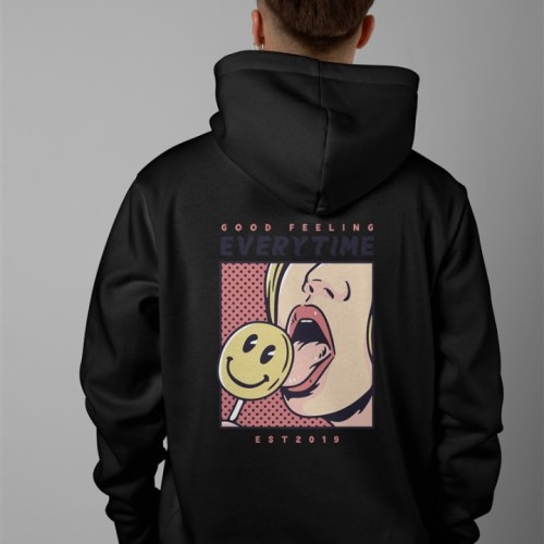 ΦΟΥΤΕΡ ΜΕ ΚΟΥΚΟΥΛΑ SNAKE BLACK GOOD FEELING