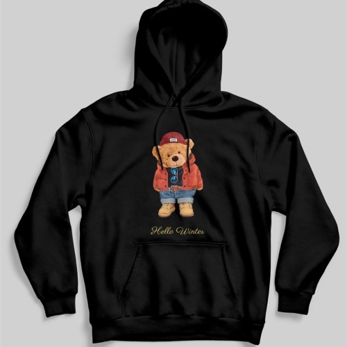 ΦΟΥΤΕΡ ΜΕ ΚΟΥΚΟΥΛΑ SNAKE BLACK HELLO WINTER