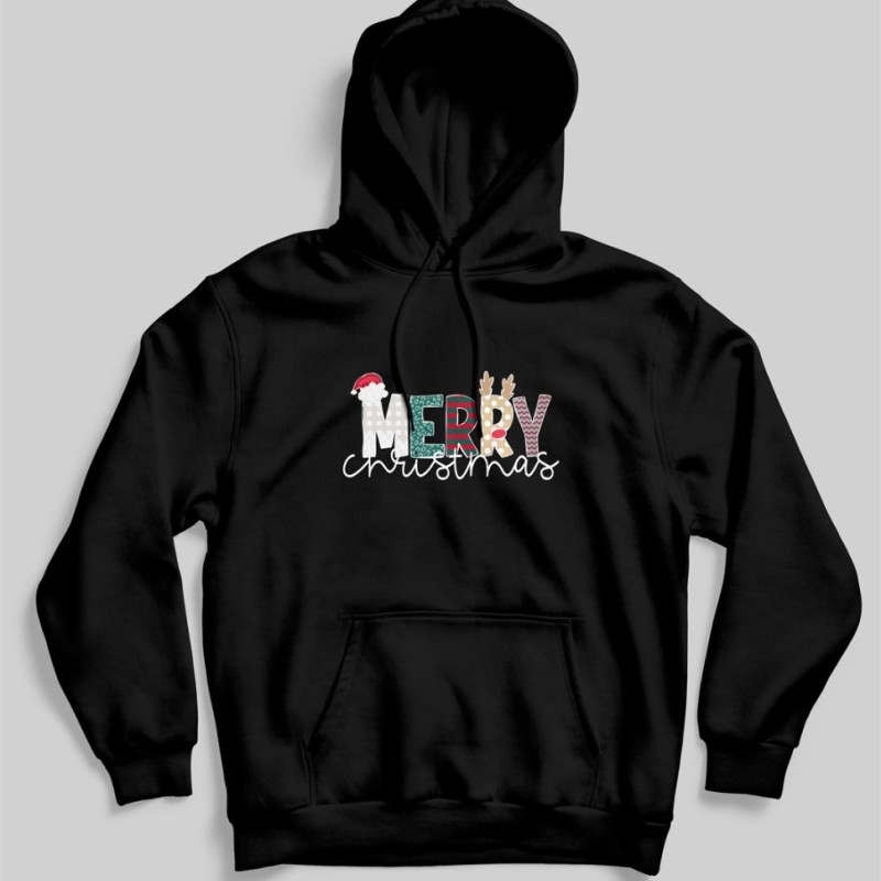 ΦΟΥΤΕΡ ΜΕ ΚΟΥΚΟΥΛΑ SNAKE BLACK MERRY CHRISTMAS 3