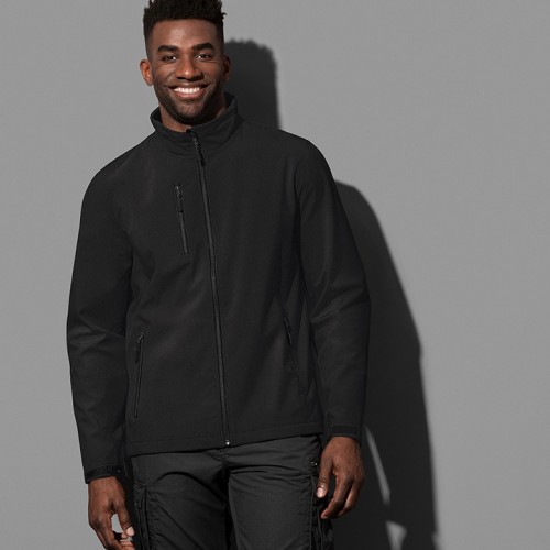 ΜΠΟΥΦΑΝ ΑΝΔΡΙΚΟ STEDMAN ACTIVE SOFTEST SHELL (ΜΑΥΡΟ)