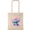 Τσάντα αγοράς ( NATURAL) με μακριά χερούλια BABY STITCH