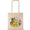 Τσάντα αγοράς ( NATURAL) με μακριά χερούλια BACK TO SCHOOL