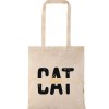 Τσάντα αγοράς ( NATURAL) με μακριά χερούλια CAT LOVERS