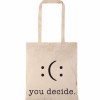 Τσάντα αγοράς ( NATURAL) με μακριά χερούλια YOU DESIDE