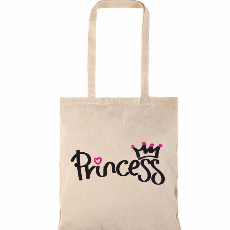 Τσάντα αγοράς ( NATURAL) με μακριά χερούλια PRINCESS