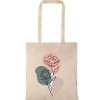 Τσάντα αγοράς ( NATURAL) με μακριά χερούλια ROSE