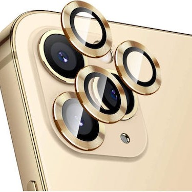 Tempered Glass Lens Προστασία Κάμερας Gold για iPhone 12ProMax