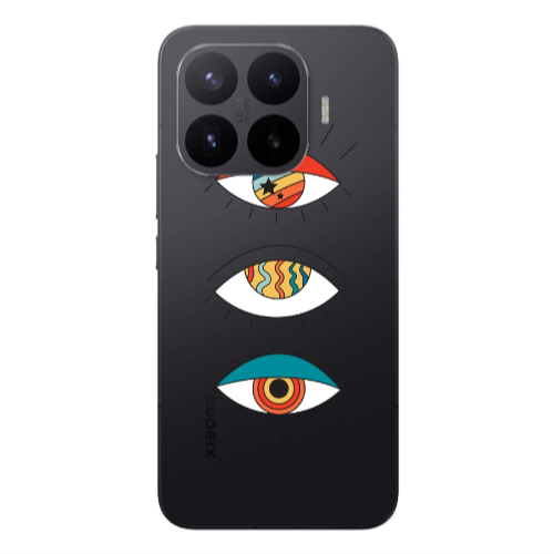 Xiaomi 17T PRO 3 different eyes Transparent Silicone TPU Θήκη