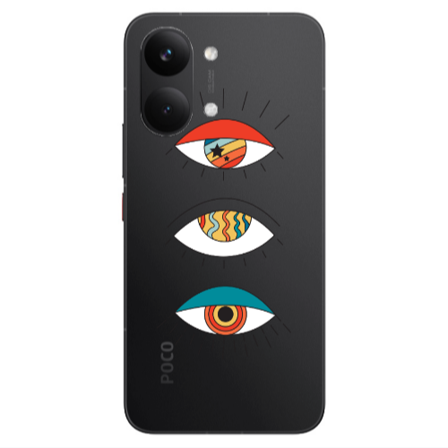 Xiaomi POCO X8 PRO MAX 3 different eyes Transparent Silicone TPU Θήκη