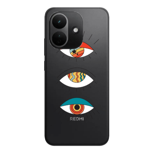 Xiaomi REDMI NOTE 17 PRO MAX 3 different eyes Transparent Silicone TPU Θήκη