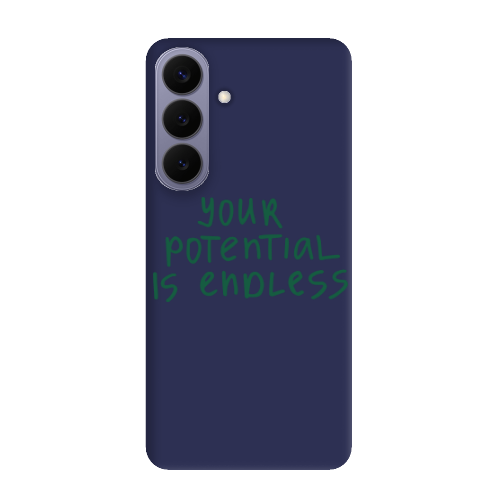 Samsung S26 PLUS Your potential is endless Dark blue Colored Silicone TPU Θήκη