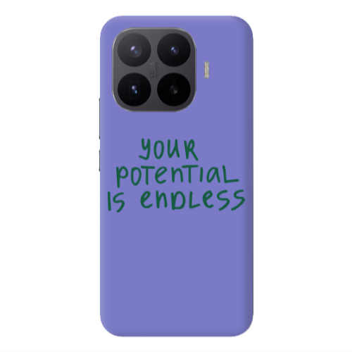 Xiaomi 17T PRO Your potential is endless Purple Colored Silicone TPU Θήκη