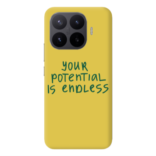 Xiaomi 17T PRO Your potential is endless Yellow Colored Silicone TPU Θήκη