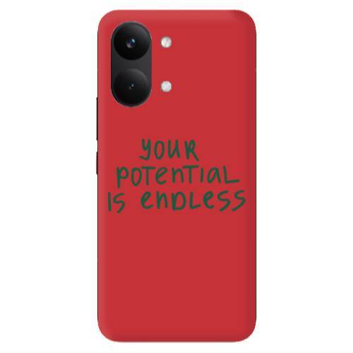 Xiaomi POCO X8 PRO MAX Your potential is endless Red Colored Silicone TPU Θήκη