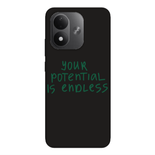 Xiaomi REDMI NOTE 17 4G Your potential is endless Black Colored Silicone TPU Θήκη